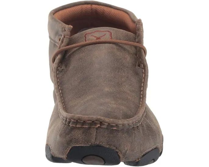 Мокасины Twisted X MDM0003 для вождения с кожаной подошвой и стелькой EVA