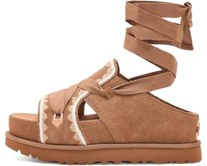 Слипоны UGG Goldenstar Hi Artistitch с вышивкой