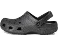 Кроксы Classic Clog с блестками и регулируемым ремешком