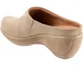 Кожаные клоги SoftWalk Madison с противоскользящей подошвой и съемной стелькой
