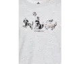 Детский комплект adidas Kids: футболка с капюшоном и короткие шорты