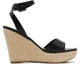 Босоножки Nine West Hanlow на танкетке черные
