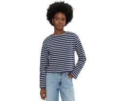 Splendid свитер Livie Stripe Pullover в полоску с круглой горловиной