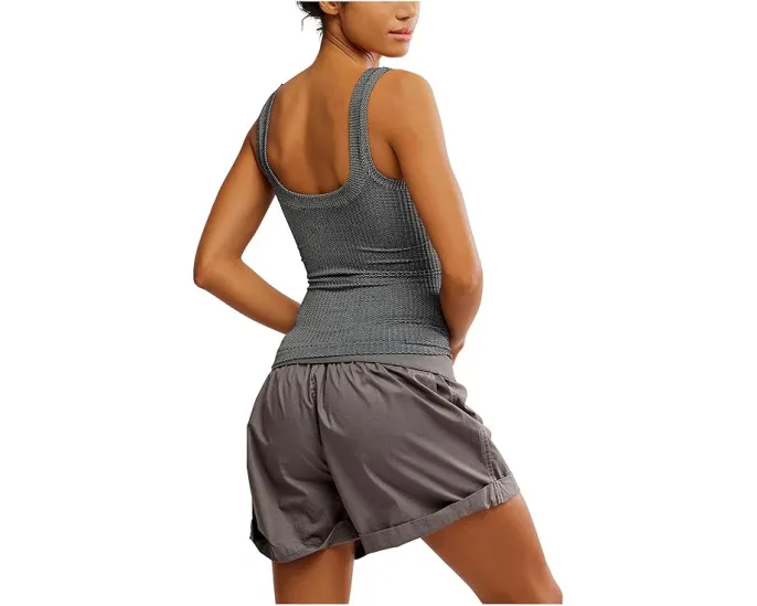 Топ Free People Clean Slate Henley без рукавов с планкой на пуговицах