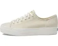 Кроссовки Keds Triple Kick Canvas на платформе с ортолитовой стелькой