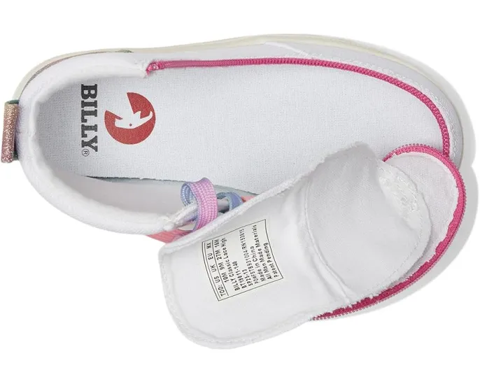 Высокие кроссовки BILLY Footwear Kids Classic Lace для малышей с застежкой-молнией по всей длине