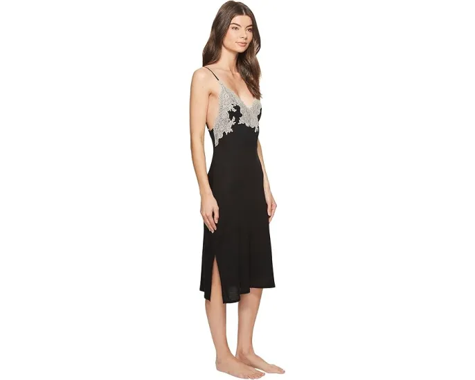 Комбинация Luxe Shangri-La с кружевной отделкой и регулируемыми бретелями Natori