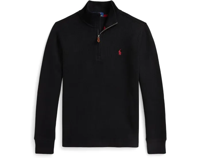 Детский свитшот Estate-Rib Quarter-Zip Polo Ralph Lauren с высоким воротом