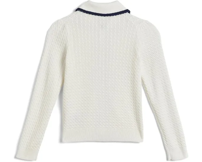 Tipped Pointelle Cardigan (Toddler/Little Kid/Big Kid)