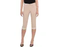 Джинсы NYDJ Petite Crop Cuff с технологией Cool Embrace и укороченным прямым кроем