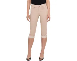 Джинсы NYDJ Petite Crop Cuff с технологией Cool Embrace и укороченным прямым кроем