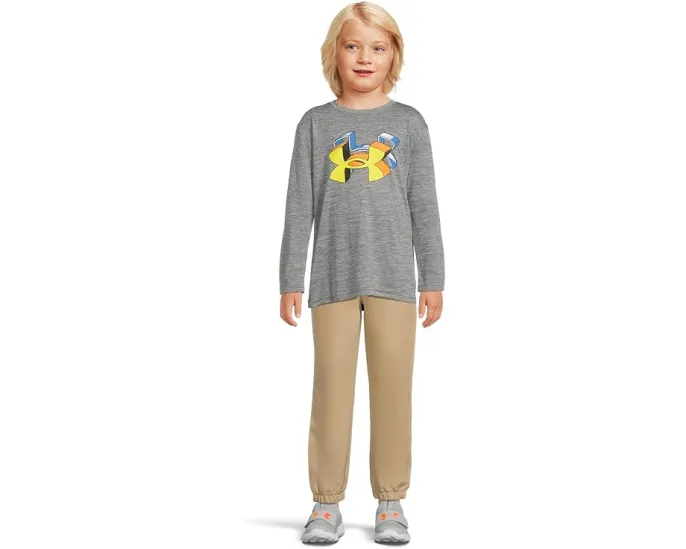 Under Armour Kids Футболка с длинным рукавом HD Logo Twist Tech