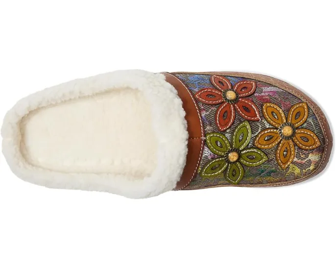 Клоги L'Artiste by Spring Step Honestela с тиснением и текстильной подкладкой