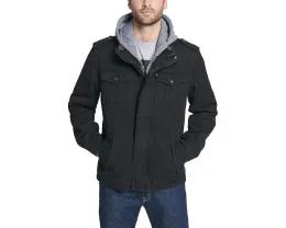 Куртка военная Levi's Hooded Military из хлопка с капюшоном