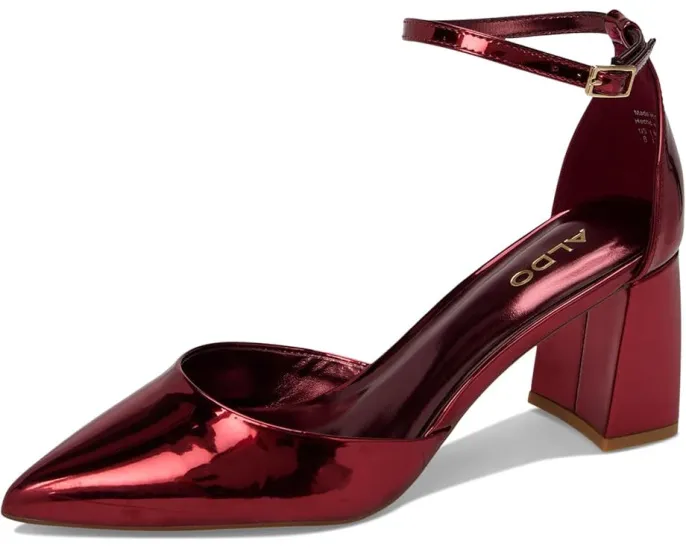 Босоножки ALDO Jan на каблуке с острым носком и ремешком на щиколотке