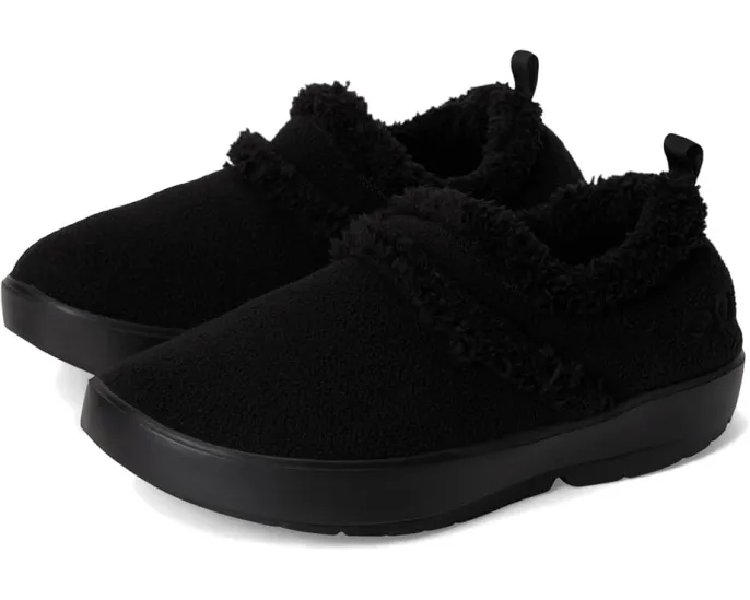 OOFOS OOcoozie Low с технологией OOfoam и воротником из искусственной овчины