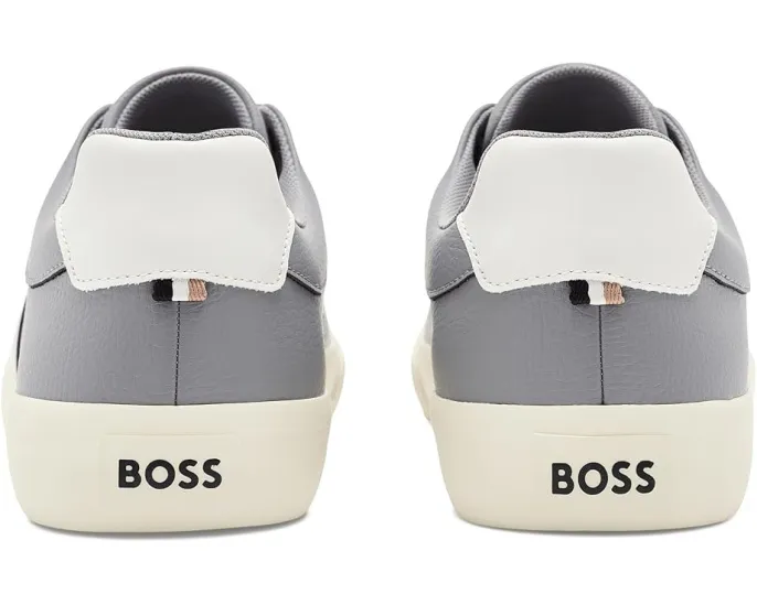 Кеды Aiden Logo Block из кожи от BOSS