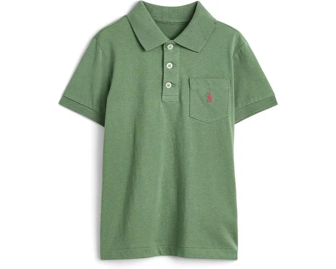 Детское поло Cotton Jersey Pocket Polo Ralph Lauren