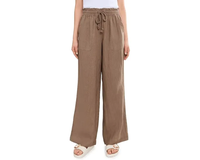 Stella Linen Paperbag Pants
