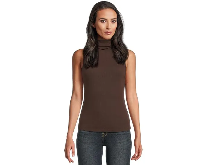 Топ Zira с высоким вырезом и ребристым переплетением Michael Stars