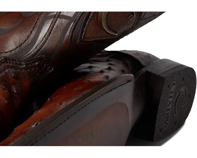 Ковбойские сапоги Cuadra CU303 из кожи с острым носком и внутренней молнией