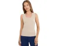 Топ NIC+ZOE Petite Perfect Knit Rib Scoop Tank с V-образным вырезом