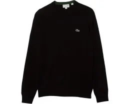 Свитер Lacoste с круглым вырезом и длинными рукавами