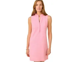 Платье Elsey Shift от Lilly Pulitzer с воротником-рюшем и прямой посадкой