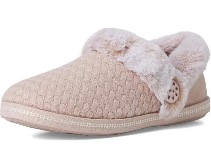 Тапочки SKECHERS Cozy Campfire Frosty Promise с веганским стеганым верхом из искусственного меха
