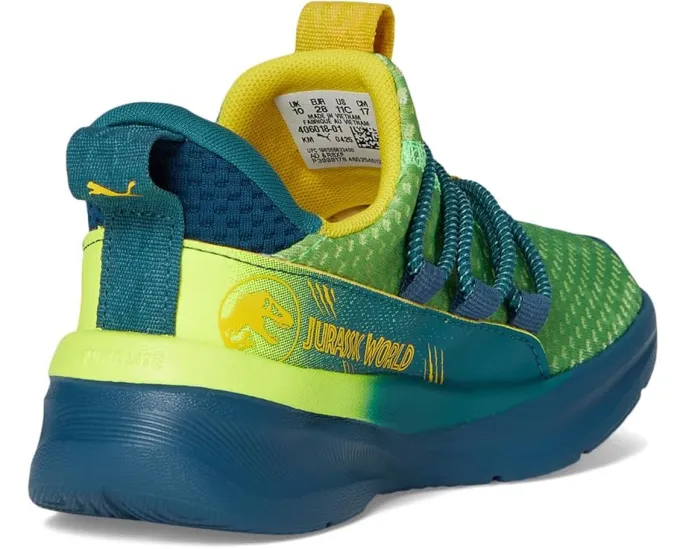 Детские слипоны PUMA Softride One4All Jurassic World с технологией Softride