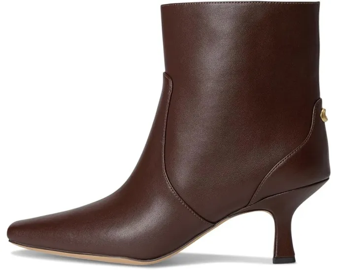 Ботильоны COACH Sculpted C на низком каблуке с молнией