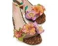 Босоножки Spenser Blue by Betsey Johnson с цветами и каблуком