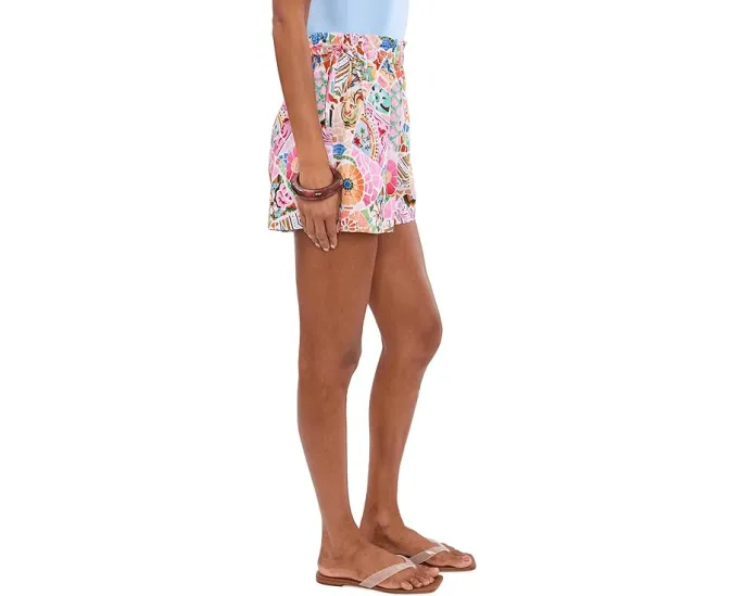 Шорты Seafolly BeachBohème с боковым шнурком и цветочным принтом