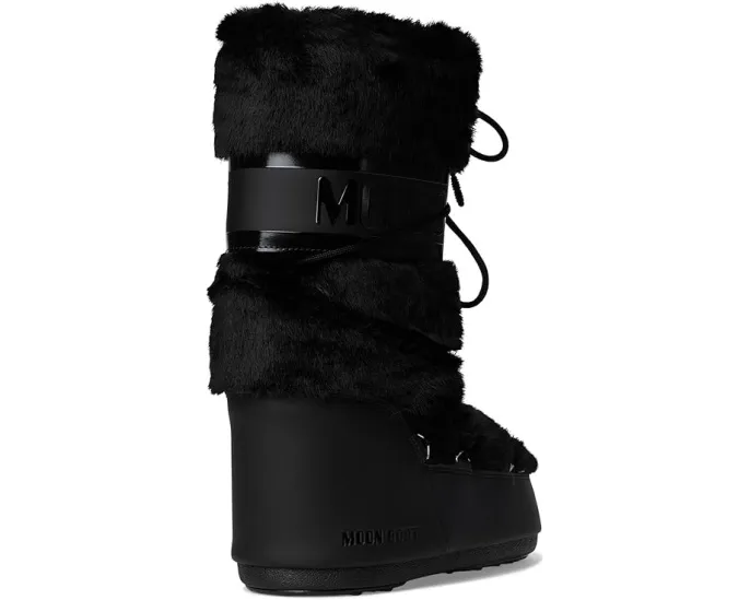 Ботинки MOON BOOT Icon Faux Fur с искусственным мехом и утеплением