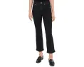 Облегающие расклешенные укороченные джинсы Madewell в цвете Black Rinse
