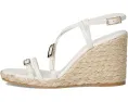 Босоножки Stuart Weitzman Georgie Espadrille на танкетке из джута с регулируемыми ремешками