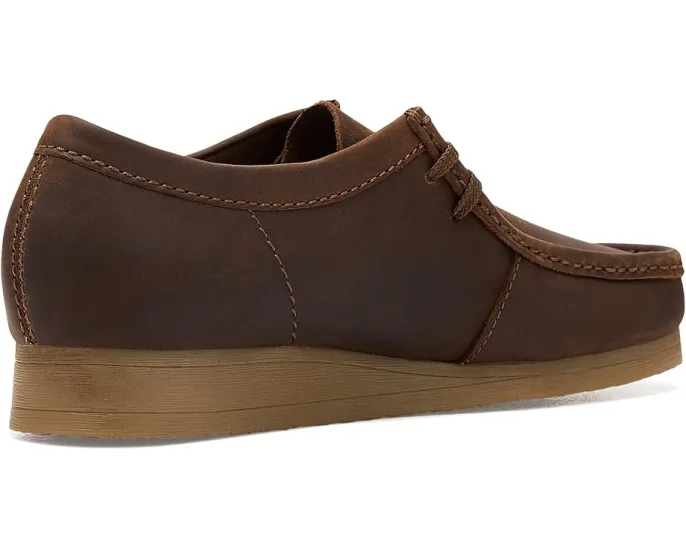 Обувь Clarks Wallaston Low из кожи с мокасиновым носком и подошвой крепового типа