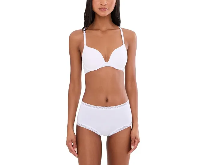 Бюстгальтер Natori Bliss Cotton Convertible T-Shirt Bra из хлопка пима с регулируемыми бретелями