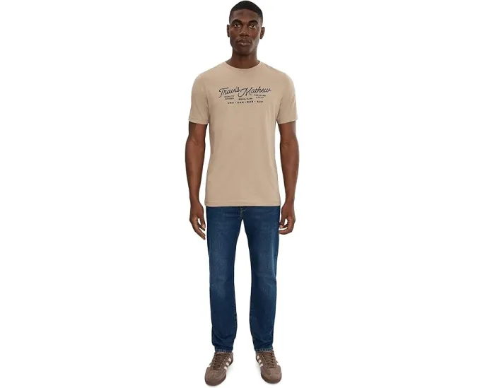 Футболка TravisMathew Gate Crasher с круглым вырезом и принтом