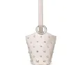 Мини-ведро Kate Spade New York Halo из мелкозернистой кожи со стразами