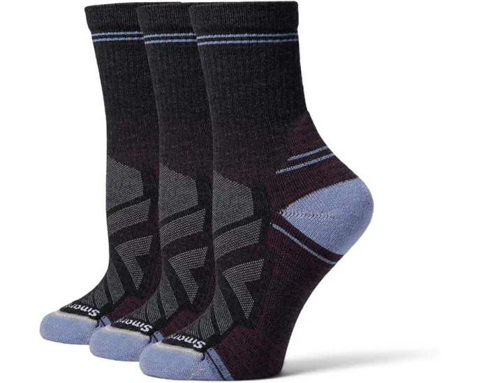 Носки Smartwool Hike Light Cushion Crew 3 пары для пеших походов с технологией Indestructawool