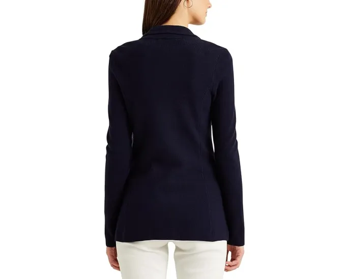 Lauren Ralph Lauren Knit Sweater Blazer блейзер из трикотажа с воротником пиджачного типа