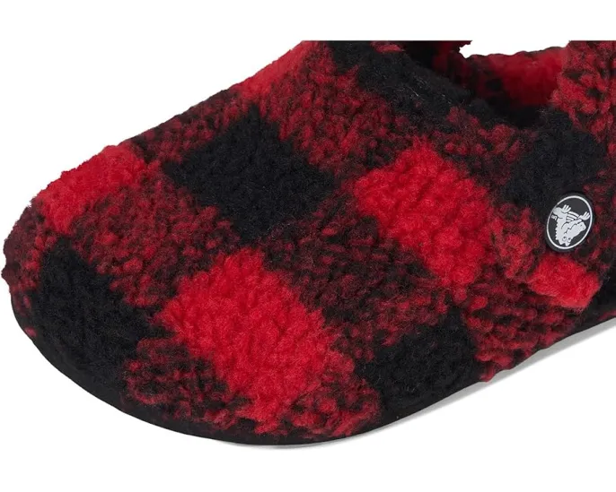 Детские тапочки Crocs Classic Cozzzy с искусственным мехом и противоскользящей подошвой