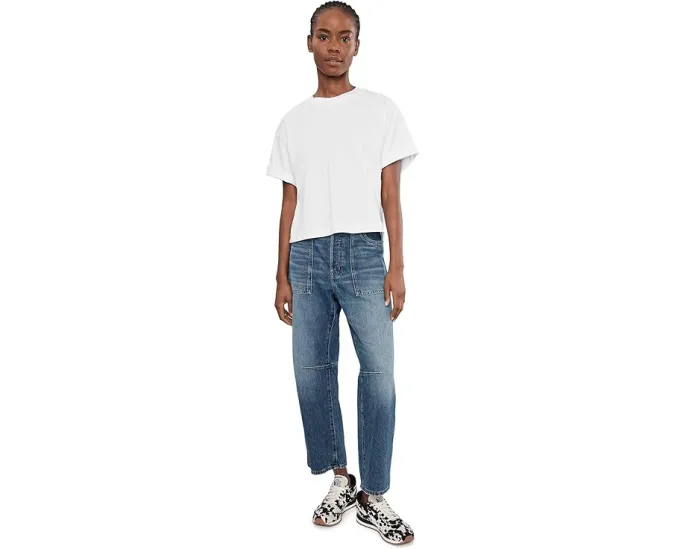 Укороченная футболка Boxy Crop Tee Madewell из хлопкового джерси