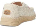 Эспадрильи Hey Dude Wendy Espadrille Retro Palm с пробковой стелькой и тканевым каблуком