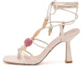 Босоножки Majorca Wrap Sandals 85 на шпильке с запахом и разноцветными камнями