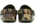 Кроксы Crocs Kids Classic Camo с камуфляжным принтом и регулируемым ремешком
