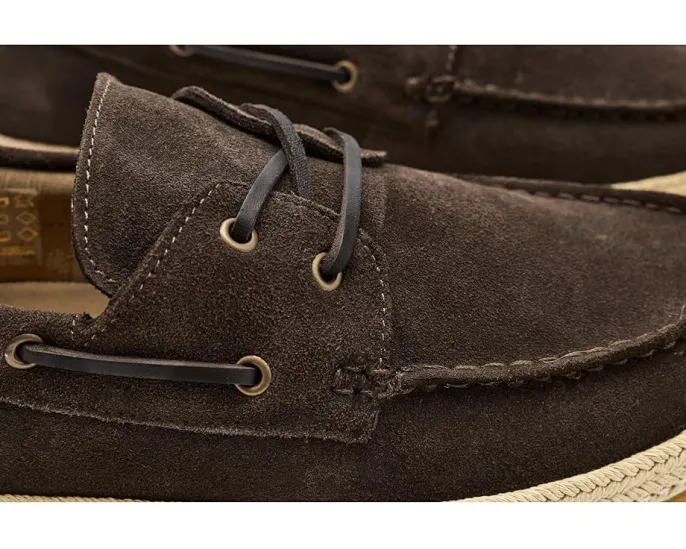 Лоферы Allen из замши с регулируемой шнуровкой