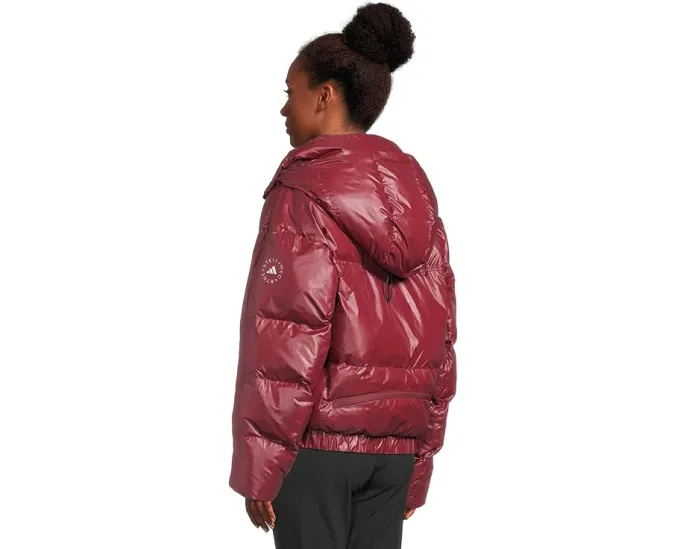 adidas by Stella McCartney TrueNature короткая утепленная зимняя куртка с технологией WIND.RDY