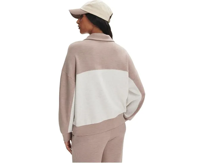 Двухцветная толстовка Varley Garcia на молнии с высоким воротником